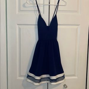 Navy Sailor Dress -NWT